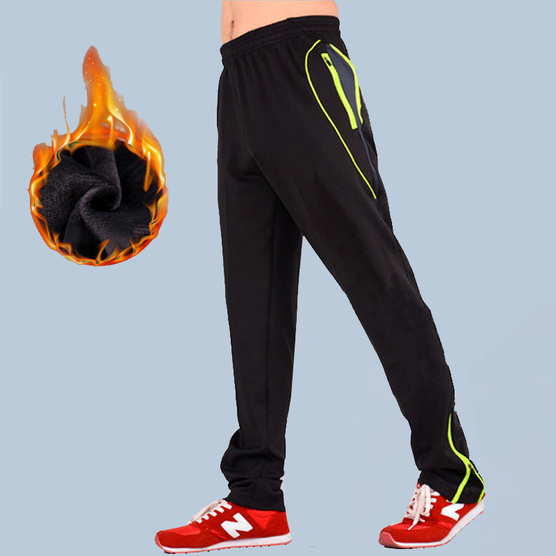 运动裤男秋冬加绒加厚透气