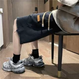 Джинсовая юбка, летние шорты, повседневные брюки, дизайнерские штаны, в американском стиле, тренд сезона