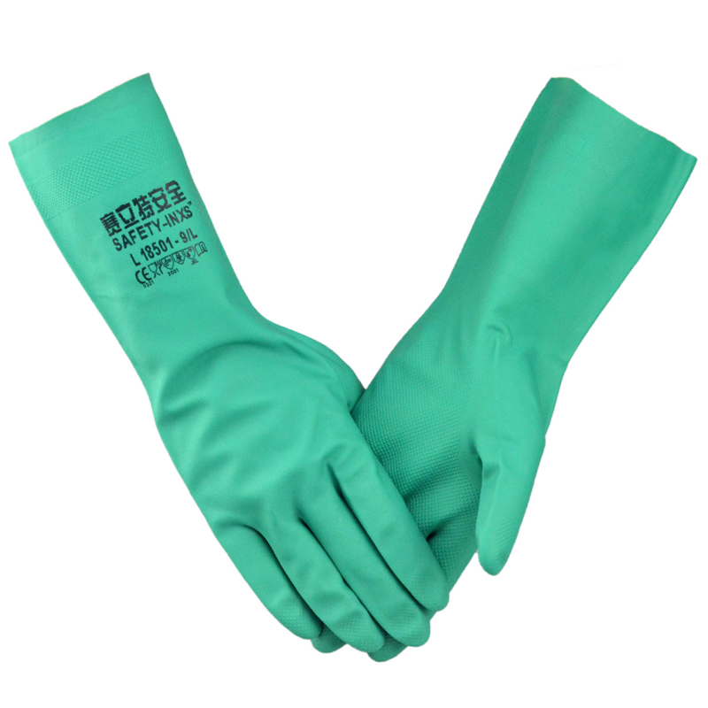 赛立特耐酸碱防化手套耐油防滑