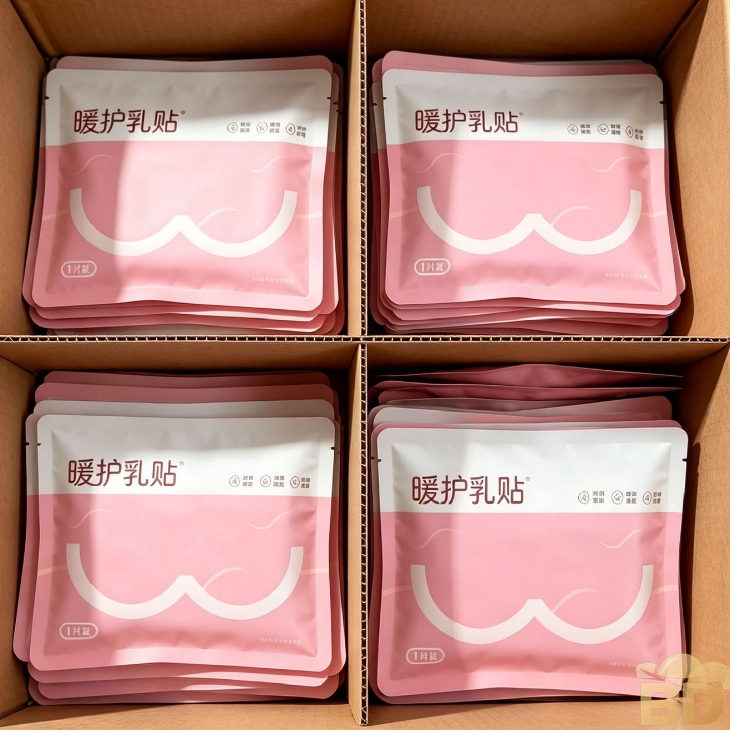 蒸汽暖护乳贴草本温润胸部暖敷贴透气亲肤柔软身日常护理暖身贴