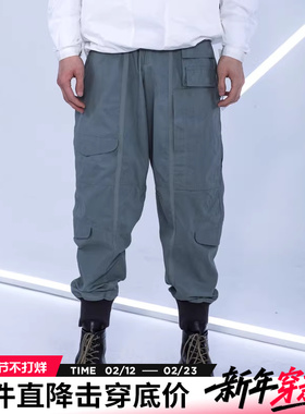 AK男装多袋收脚口飞行裤男