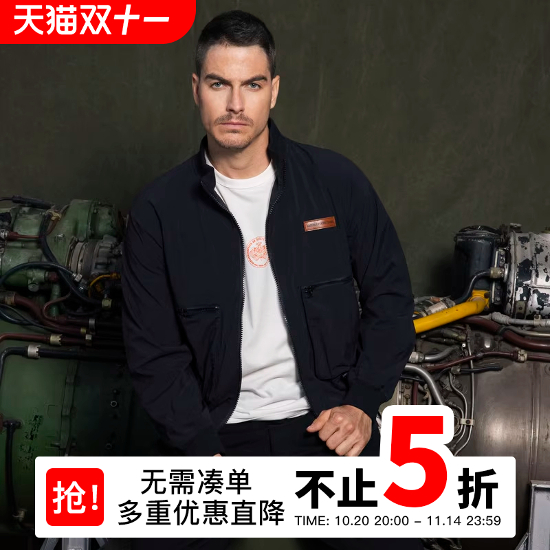 AK男装秋季美式复古潮流休闲时尚机能立体口袋工装夹克外套男上衣