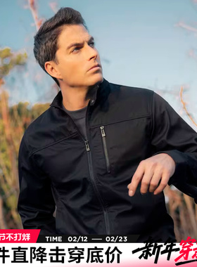 AK男装春季新品都市户外机能防风拒水户外立领夹克外套男