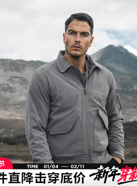 AK男装秋冬新款透气防风防雨复古纪念版CWU-45翻领仿羊羔绒里棉服