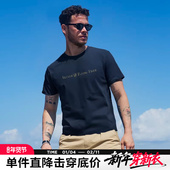 棉质飞虎系列复古字母印花短袖 AK男装 25春夏新款 T恤男