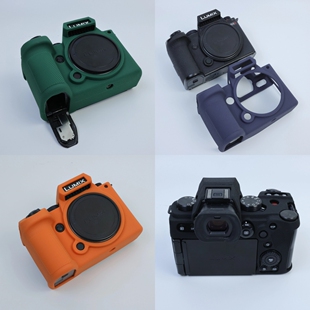 适用松下Lumix s5m2相机硅胶套 S5二代底座保护套 LX10防尘硅胶套