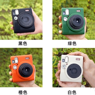 适用富士拍立得mini99保护套mini90相机包 EVO相机皮套外壳镜头盖