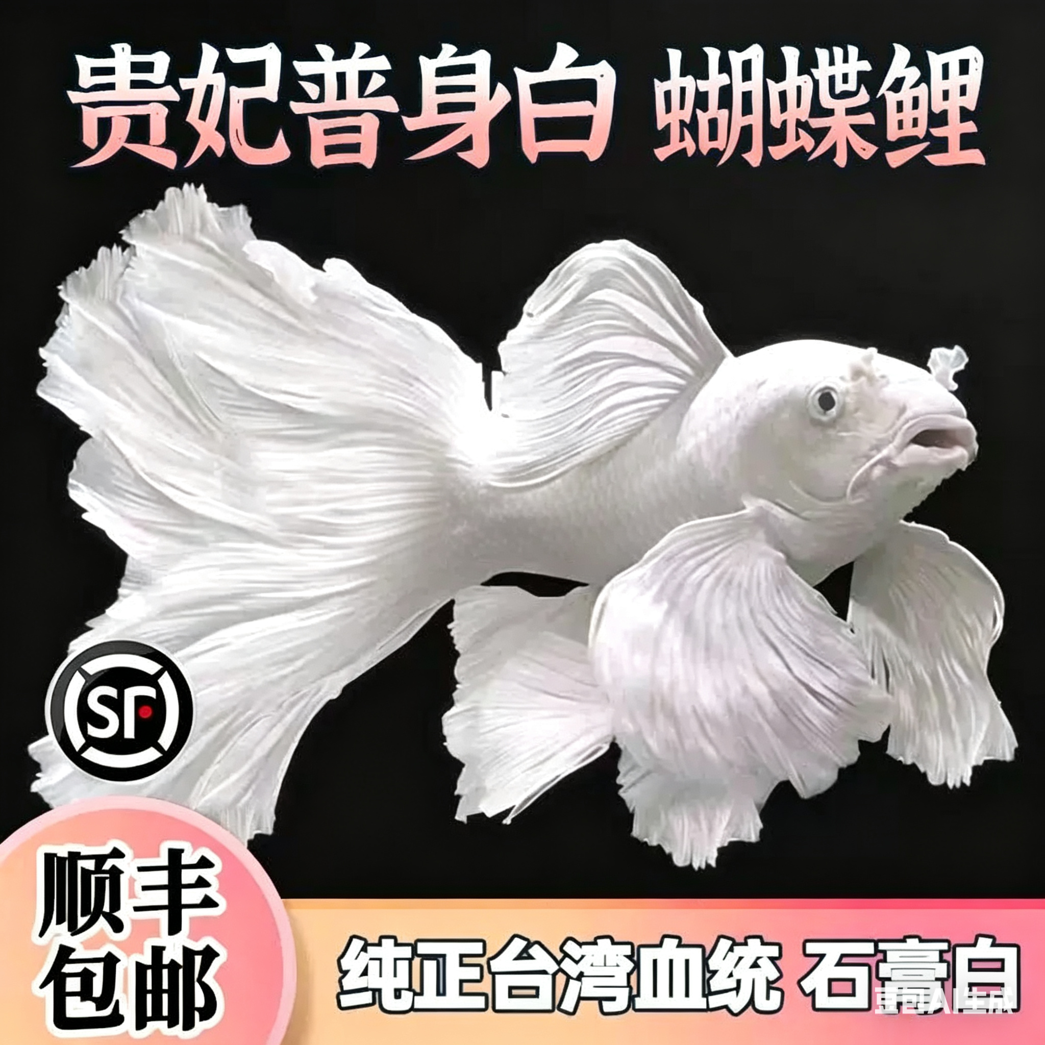 蝴蝶鲤淡水观赏鱼好养