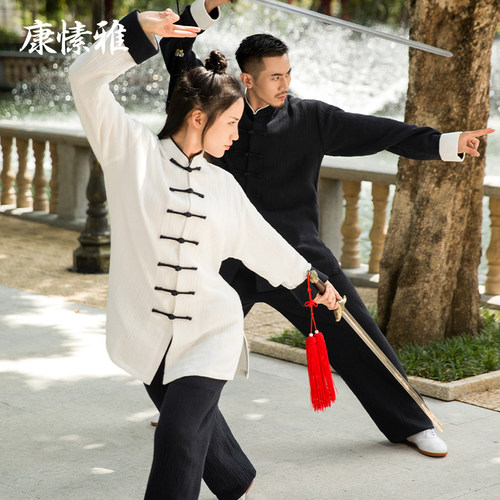 男女同款太极服加厚面料御寒保暖