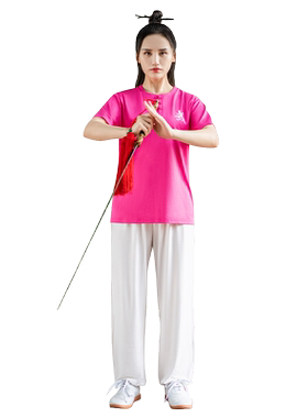 康愫雅女新款短袖太极服套装