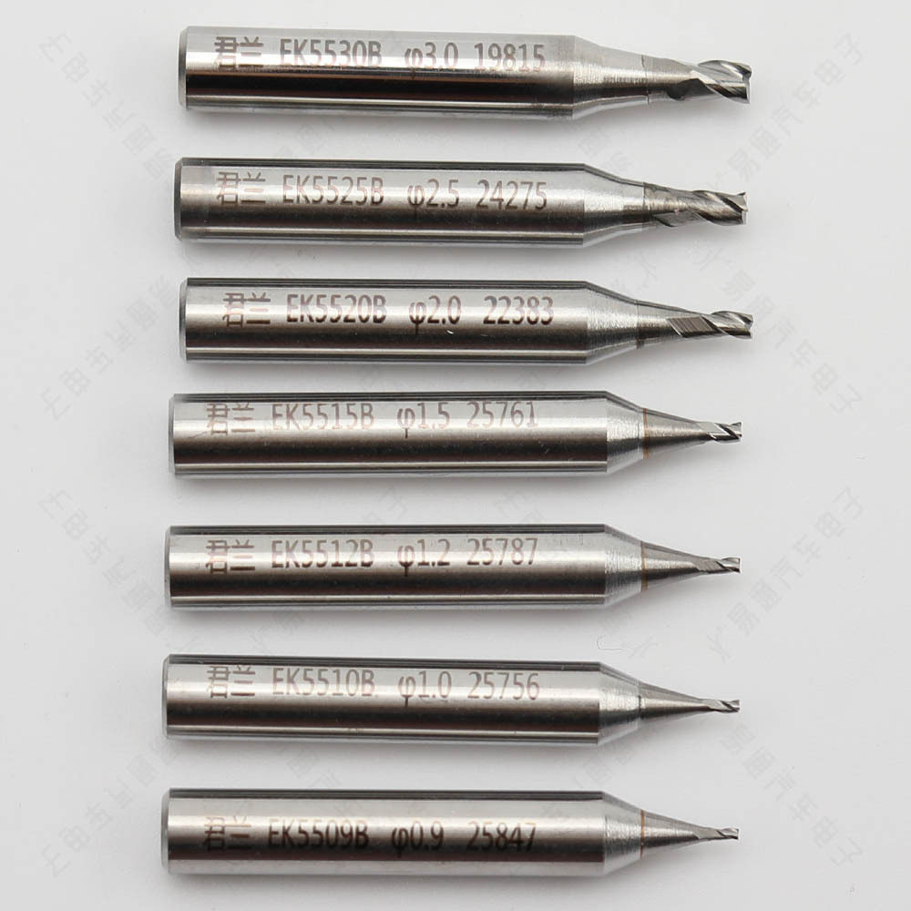 锐正新品 君兰焊接钨钢铣刀 头部钨钢钻 钥匙机器配件钻头0.9-3.0