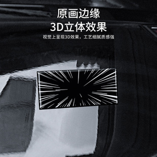 跨境适用于ModelY Plaid时光隧道后车门尾标贴纸厂家 3特斯拉尾标