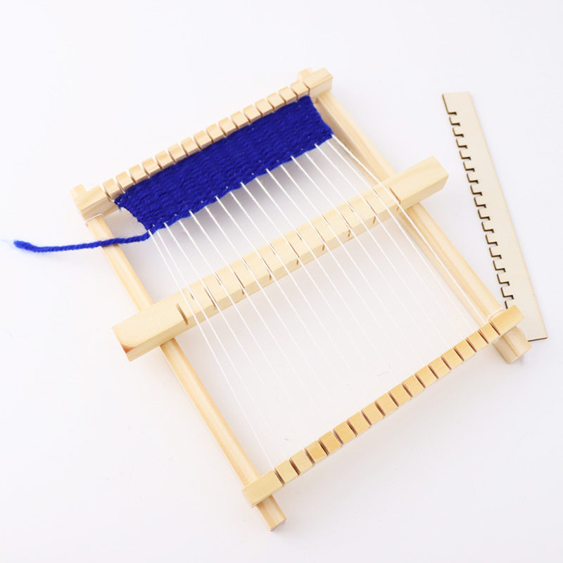 织布机幼儿园儿童手工制作线编织板器小学生diy毛材料包教具玩具