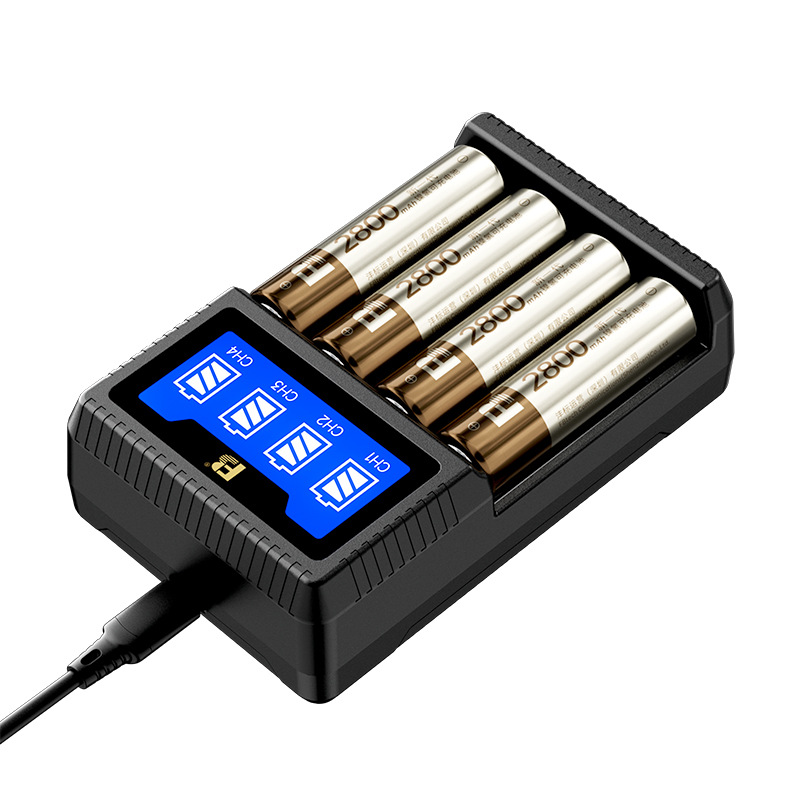 沣标C66镍氢电池充电器套装2800mah大容量AA 1.2V可充电电池厂家