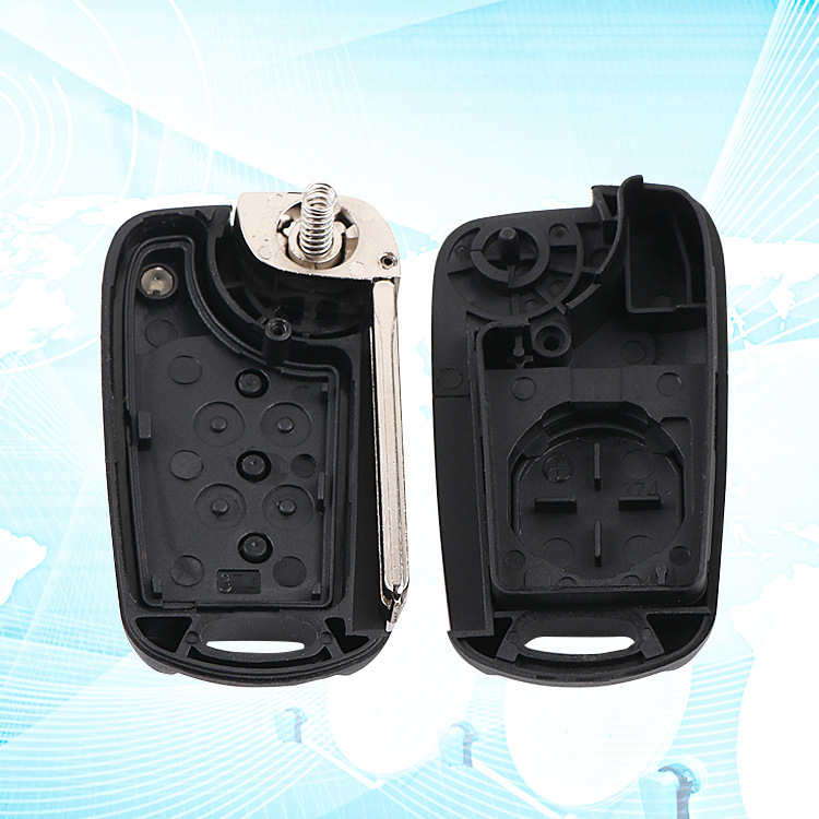 适用于现代起亚折叠钥匙壳IX35悦动I30瑞纳 狮跑 K2 K5遥控壳无标