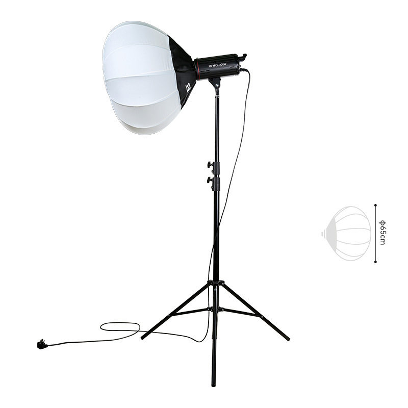 沣标FB-SLB-S65柔光球罩太阳灯柔光箱罩65cm保荣卡口直播摄影灯罩