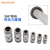 气动高压软管直 气管快速快插对接头