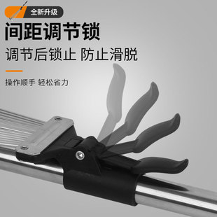 不锈钢搂草耙子扫树叶神器草坪铁爪子农具耙尺落叶钉耙伸缩耙子厂