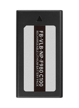 沣标F980电池适用索尼MC1500C NX5C NX3摄像机补光灯F970电池F990