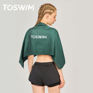 TOSWIM游泳浴巾速干毛巾海边防晒沙滩男女吸水巾便携健身速干巾