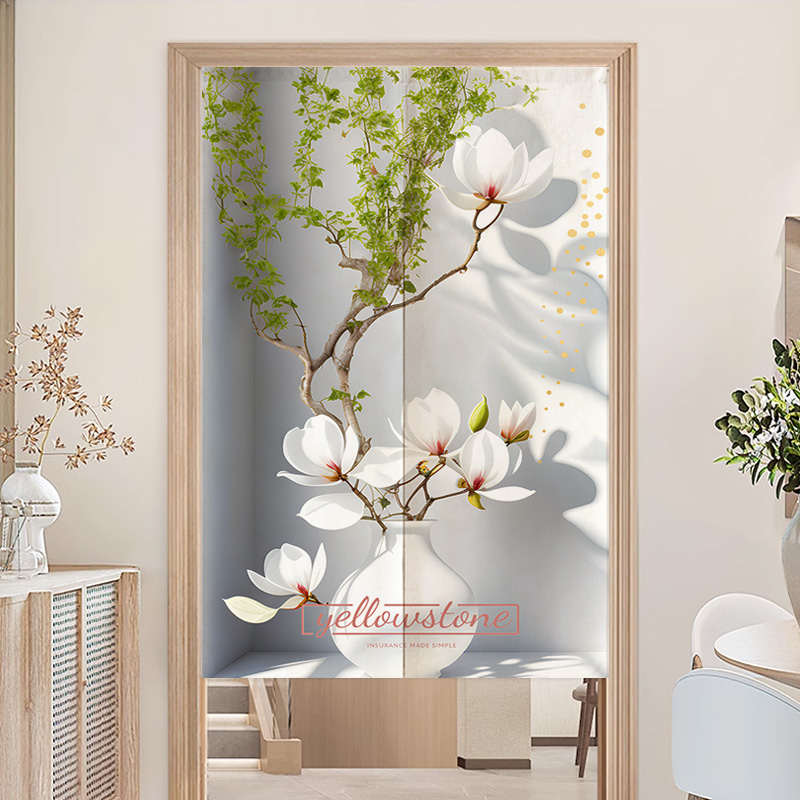 网红光影隔断帘家用卧室免打孔布艺门帘厨房半帘卫生间遮挡挂帘子