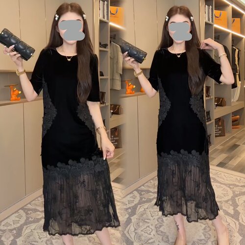 宽松气质显瘦裙子连衣裙女