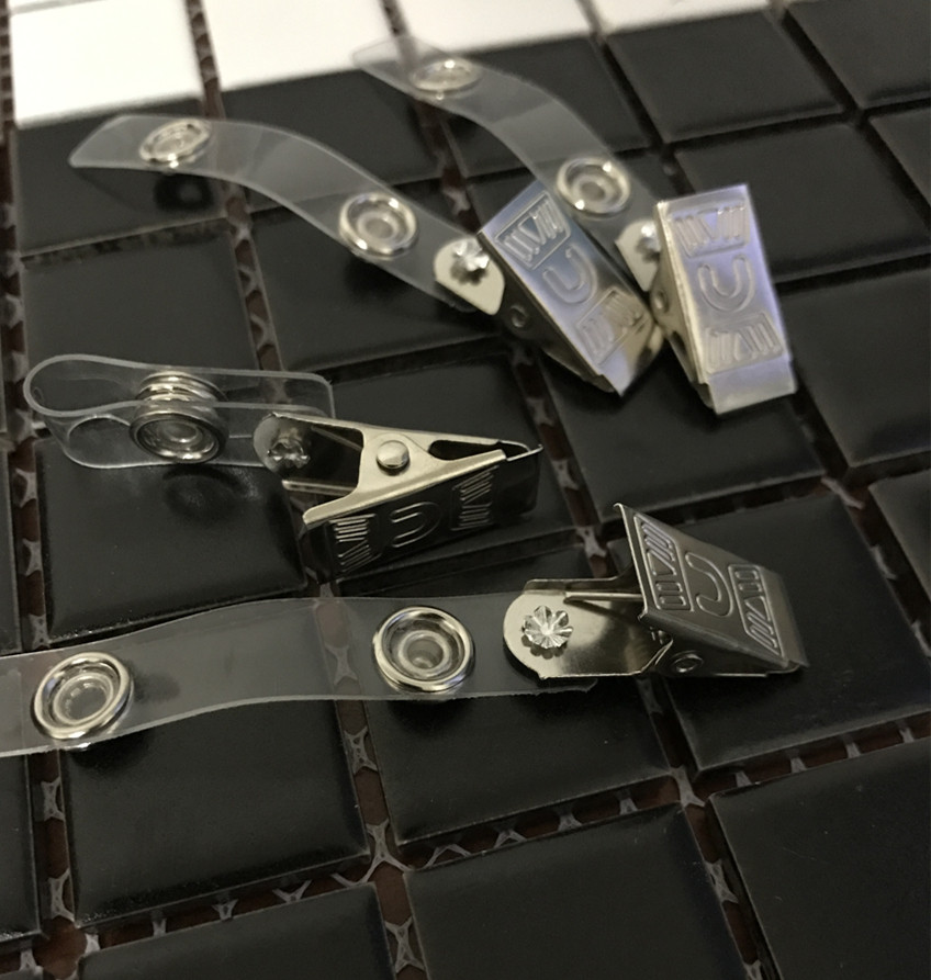 包邮金属不生锈胸卡卡套证件胸牌夹/厂牌夹/加厚弹簧英文铁夹子,文具电教/文化用品/商务用品,卡套/证件套,淘宝优惠券,粉丝福利购,淘宝优惠卷
