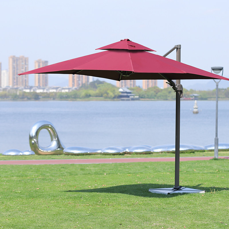 户外遮阳伞罗马伞别墅花园保安岗亭加大伞室外太阳能夜灯照明摆摊在类目 住宅家具, 户外/庭院家具, 伞具, 遮阳伞中 - 来自Buy2taobao.com提供专业的淘宝代购服务