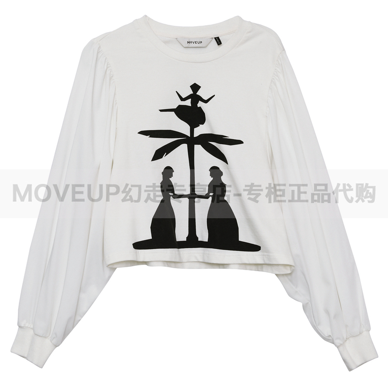 春季短款印花商场同款