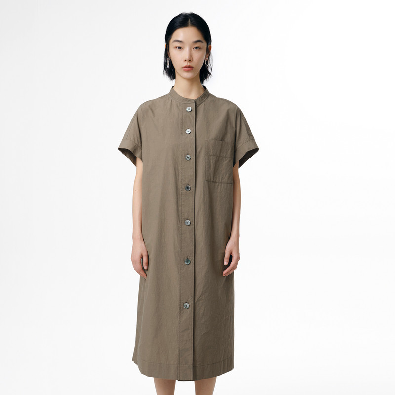 【商场同款】MOVEUP幻走2025夏季冷杉系列纯棉贝壳扣腰带连衣裙,女装/女士精品,连衣裙,淘宝优惠券,粉丝福利购,淘宝优惠卷