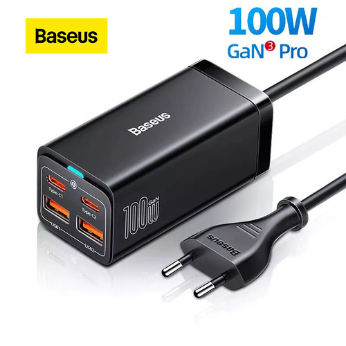 100W桌面充电器快充带插头欧规