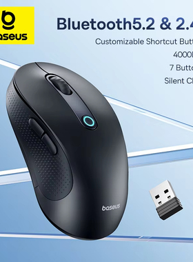 Baseus 4000DPI Wireless Mouse for for iPad MacBook Computer