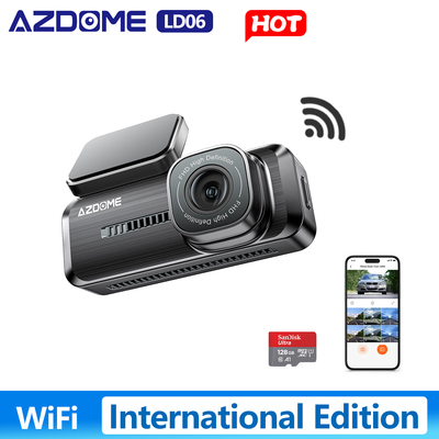 AZDOME行车记录仪手机回看双镜头