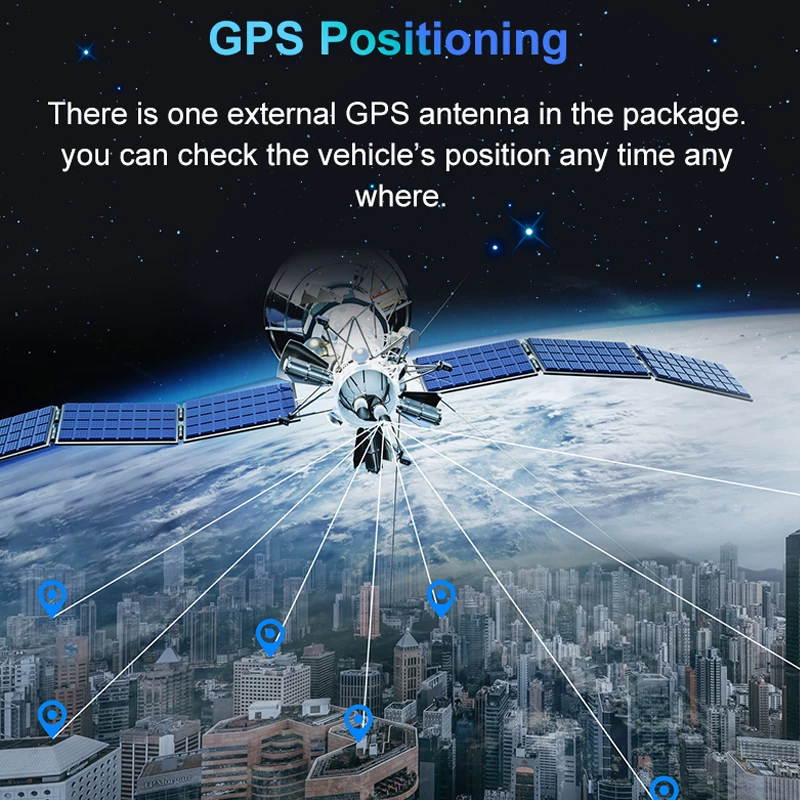 4G-сетевые автомобильные регистраторы с GPS и WIFI CAMR камера с двумя объективами удалённого управления