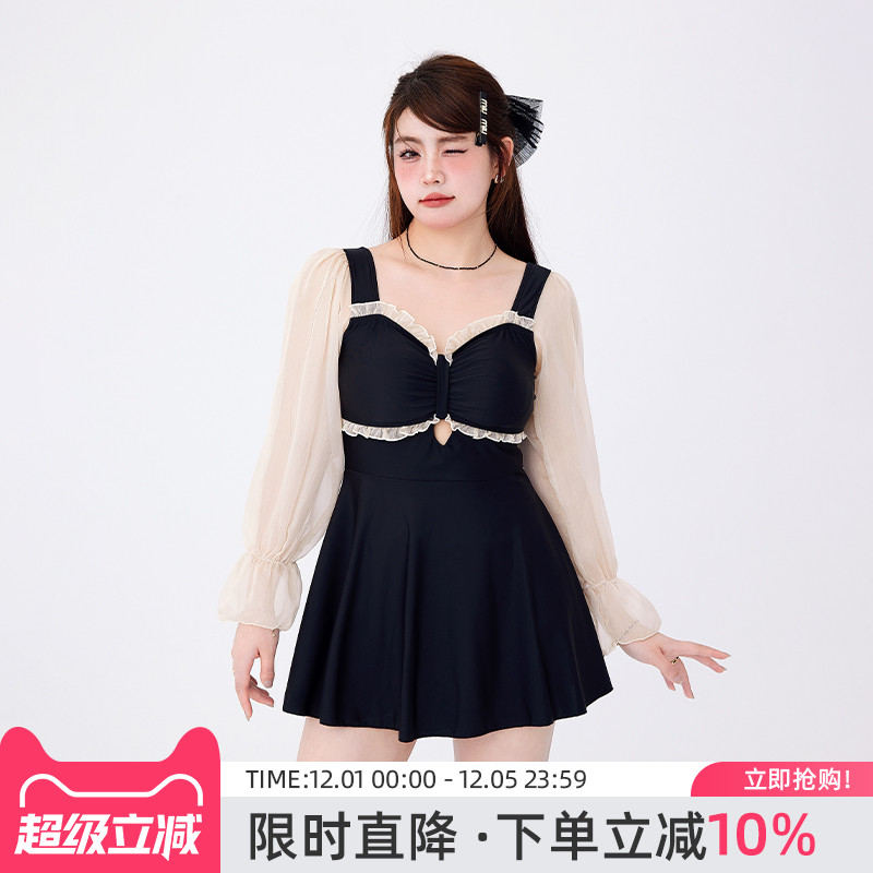 【微胖博主推荐】大码泳衣女保守