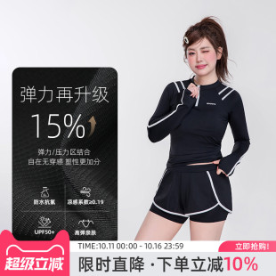 agliondy大码 游泳馆专用微胖遮肉显瘦 泳衣女分体胖mm温泉2025新款
