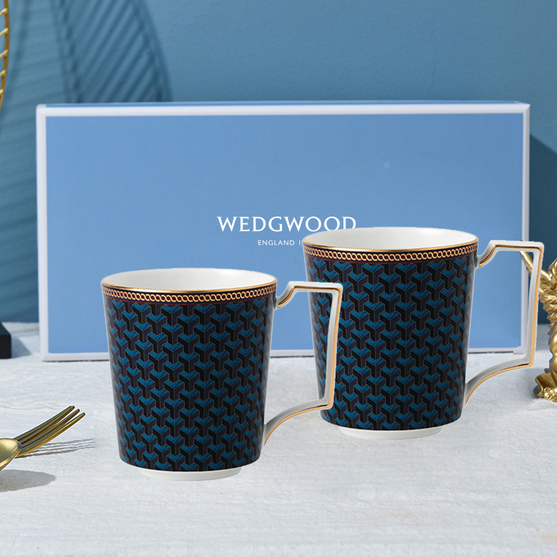 WEDGWOOD威基伍德拜占庭系列马克杯水杯咖啡杯欧式骨瓷高颜值杯子