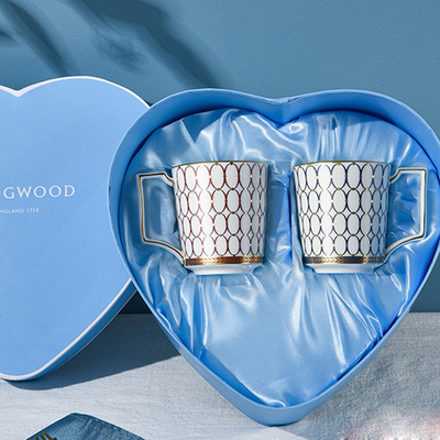 WEDGWOOD欧式马克杯对杯心动礼盒