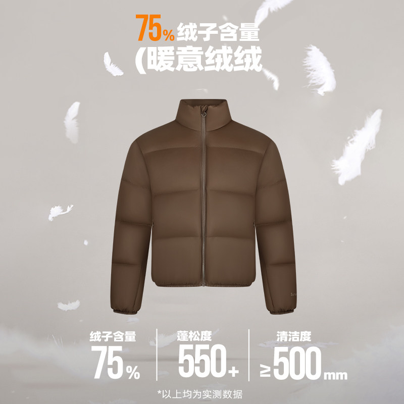 361雨屏羽绒服女夏季女士加厚保暖面包服立领防水短款羽绒服