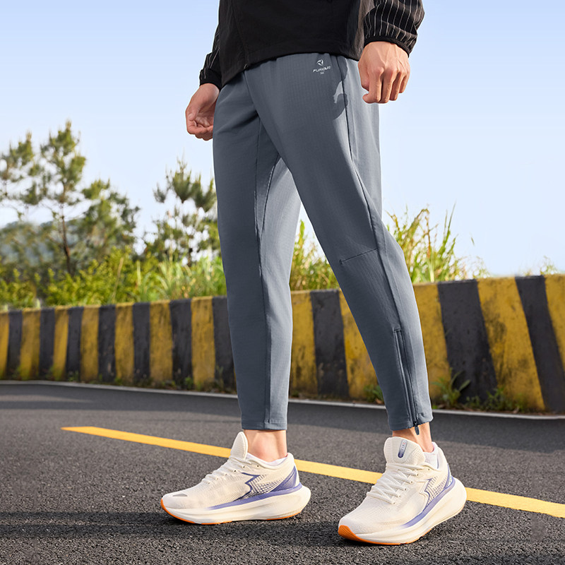361运动裤男裤2026春季速干九分裤健身休闲裤宽松U型裤针织跑步裤