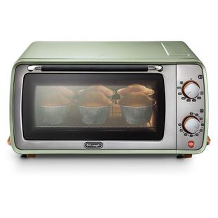 Delonghi/德龙复古系列 EOI406.GR 电烤箱小烤箱迷你多功能9L家用