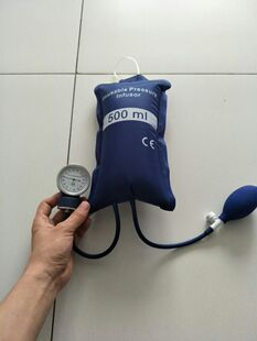 输液加压袋/输血加压袋/加压输液袋/加压输血袋 带压力表 500ml