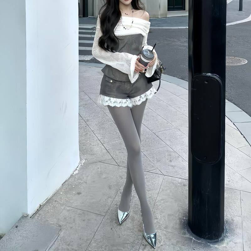 miu系高级感空姐灰面膜袜高弹显瘦日系jk打底袜60d天鹅绒连裤袜子,女士内衣/男士内衣/家居服,连裤袜/打底袜,淘宝优惠券,粉丝福利购,淘宝优惠卷