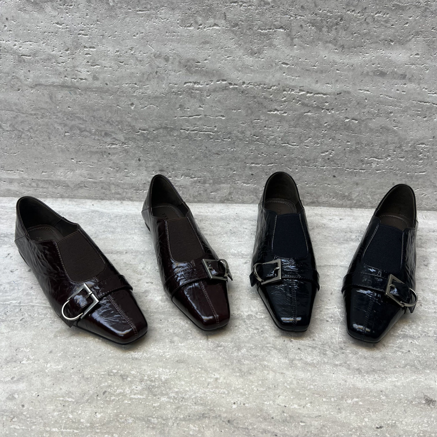 欧洲站女鞋2026春季新欧货真皮粗跟浅口方头皮带扣时尚单鞋小皮鞋,女鞋,浅口单鞋,淘宝优惠券,粉丝福利购,淘宝优惠卷