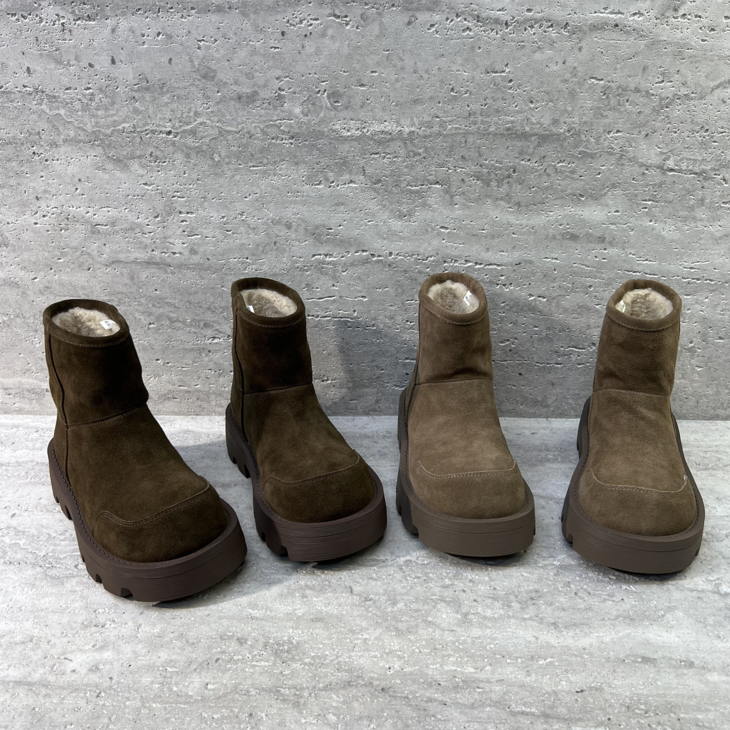 粗跟套筒加绒保暖雪地靴时尚短靴