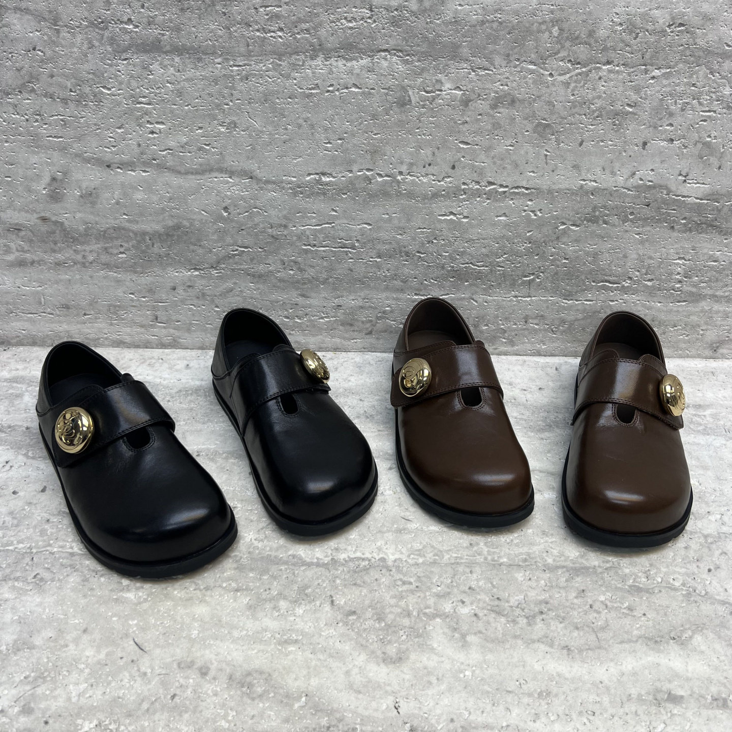 欧洲站2026春新款欧货真皮女鞋平底圆头魔术贴羊皮英伦皮鞋乐福鞋,女鞋,乐福鞋（豆豆鞋）,淘宝优惠券,粉丝福利购,淘宝优惠卷