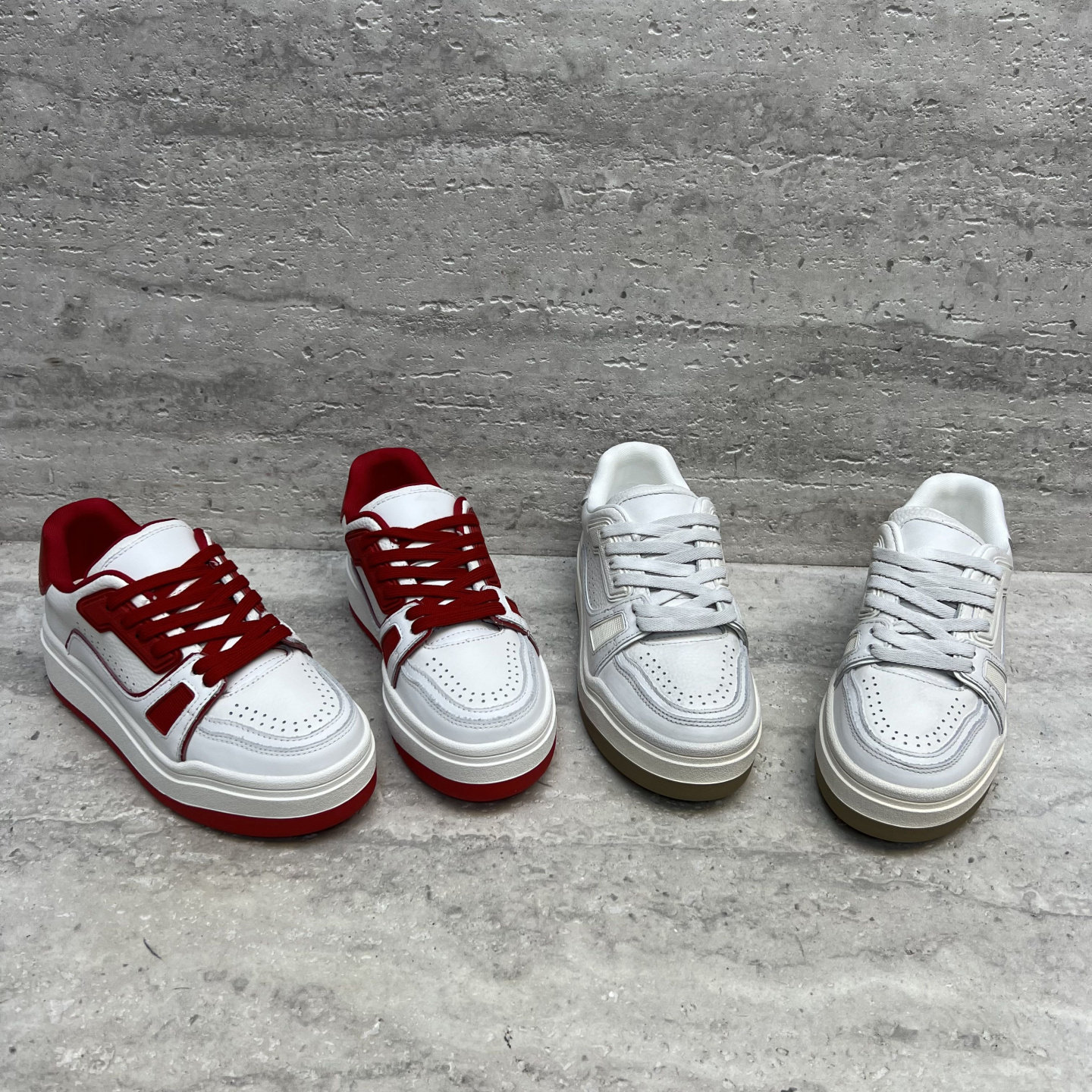 欧洲站女鞋2026春季新款欧货真皮厚底系带拼色休闲运动板鞋小白鞋,女鞋,休闲板鞋,淘宝优惠券,粉丝福利购,淘宝优惠卷