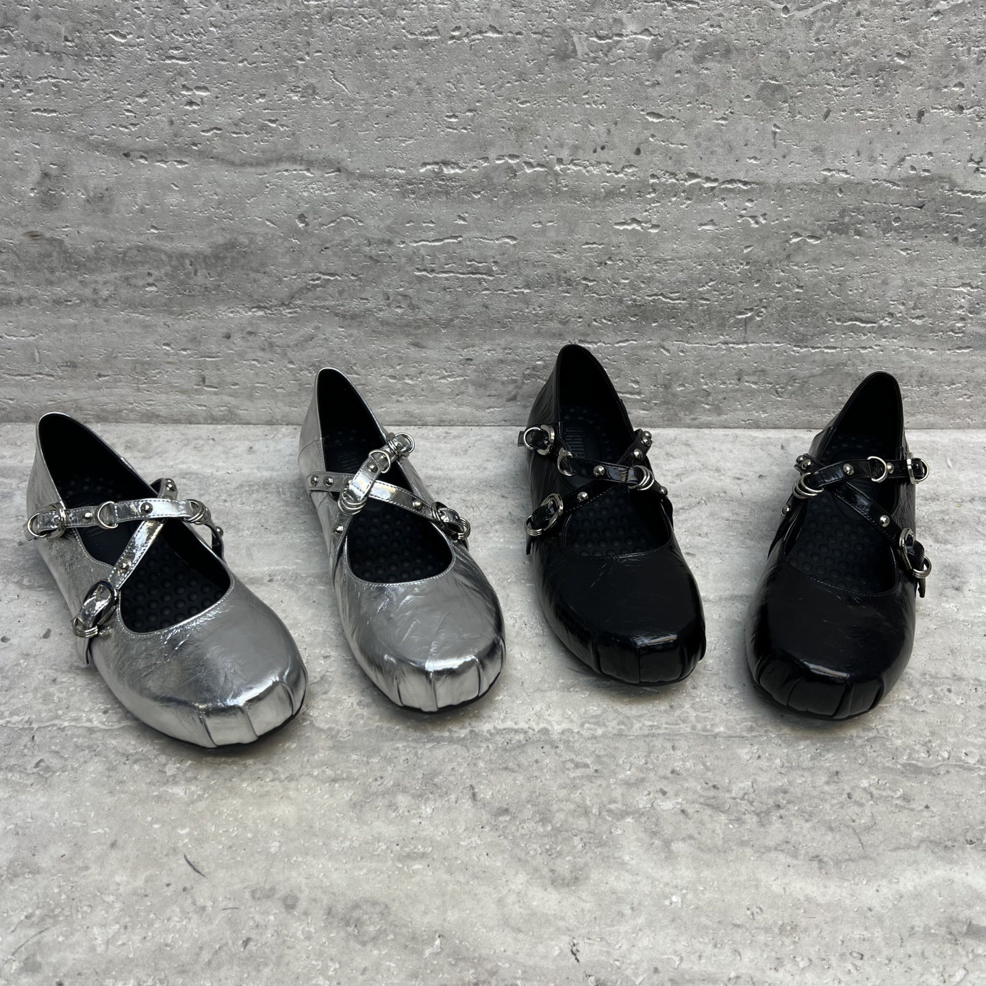 欧洲站女鞋2026春季新欧货真皮平底浅口交叉皮带扣时尚玛丽珍单鞋,女鞋,玛丽珍鞋,淘宝优惠券,粉丝福利购,淘宝优惠卷