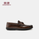 皮鞋 奥康 门店发货 乐福鞋 男一脚蹬驾车舒适豆豆鞋 男鞋 秋季