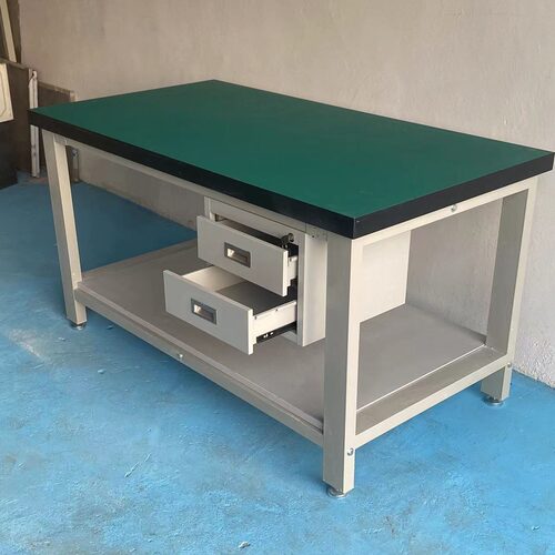 重型钳工桌防静电双层承重设备桌